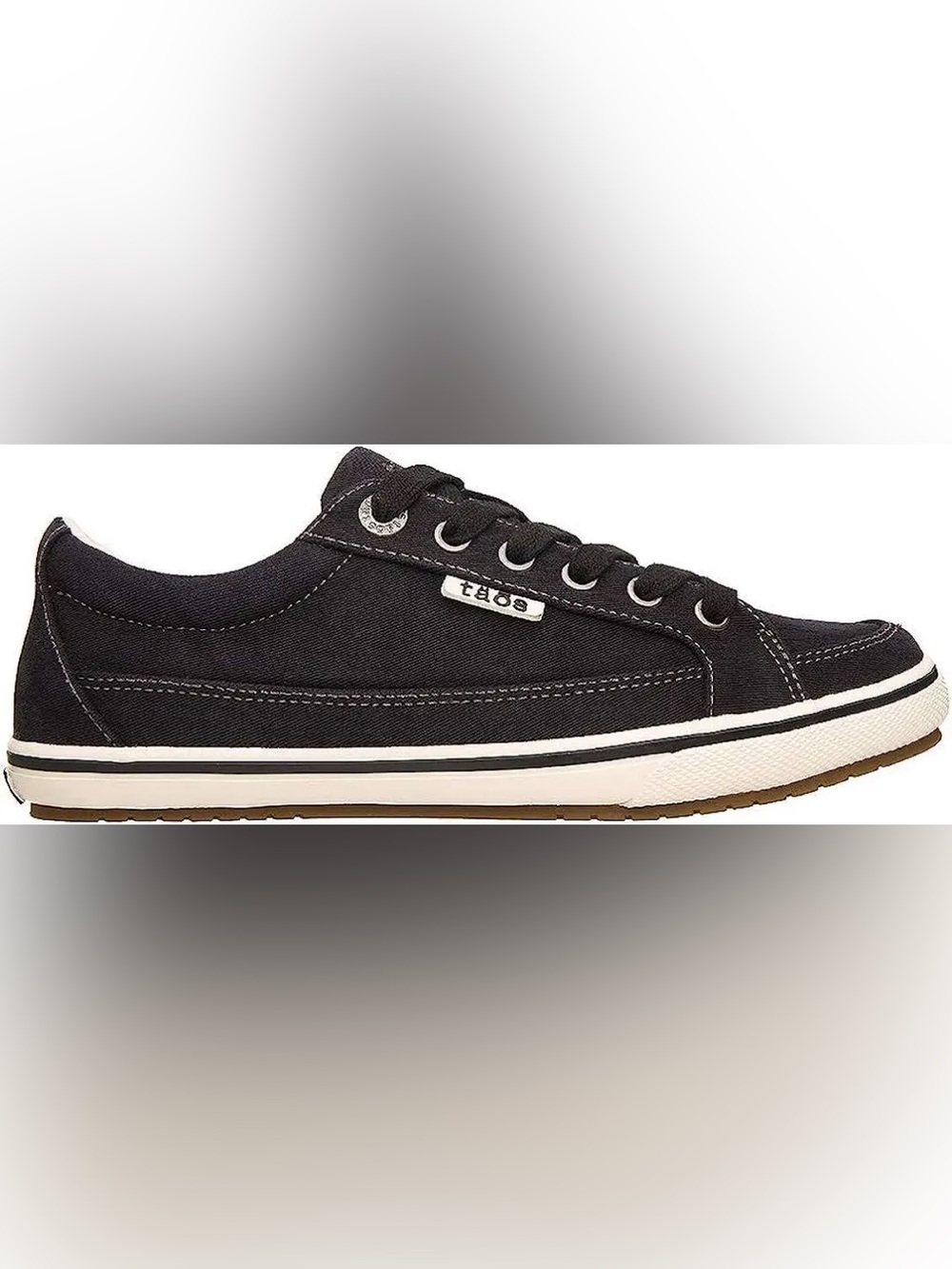 Taos Moc Star 2 distressed black canvas sneakers • Sz 8.5